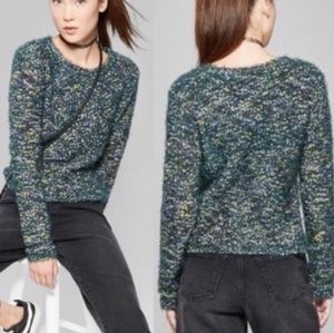 NWT Wild Fabel crew neck sweater Size L